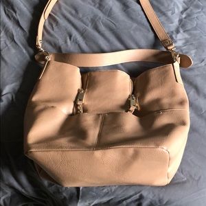 Zara bucket crossbody tan